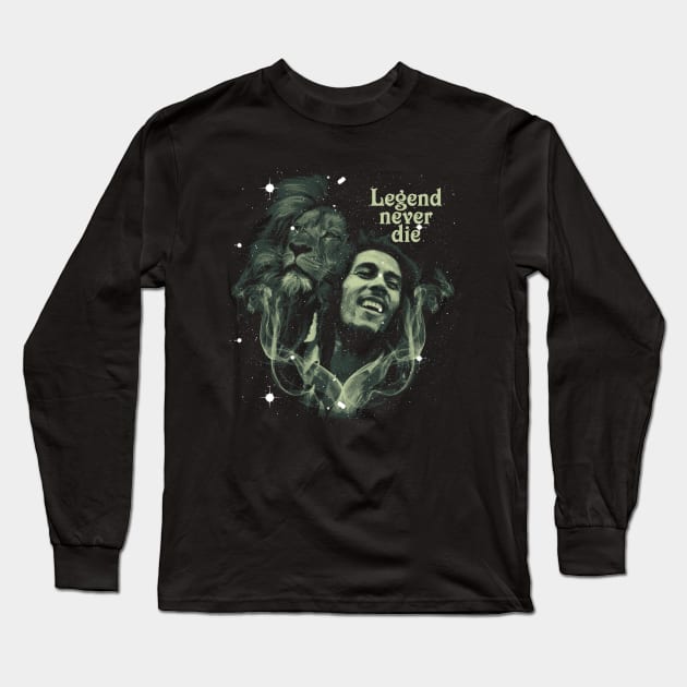 bob marley - legend never die - music Long Sleeve T-Shirt by loko.graphic